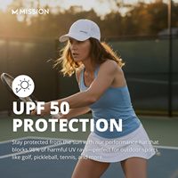 Topi PVC Berkinerja Tinggi Tanpa Struktur, Profil Rendah, Dapat Disesuaikan - UPF 50 - untuk Lari, Olahraga & Aktivitas Luar Ruangan