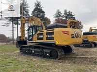 Excavatrice d'occasion SANY 500H 50 tonnes avec moteur d'origine, équipement de construction d'occasion, composant moteur central inclus