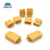 Connecteur personnalisé XT30 XT60 XT90, fiche mâle femelle, faisceau de câblage, assemblage femelle, adaptateur de batterie PA, alimentation jaune