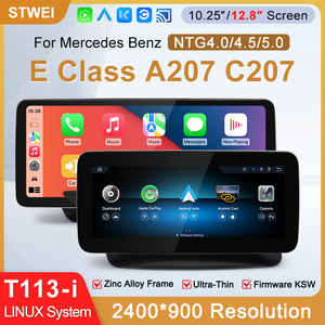 STWEI 2026 New Slim Screens Linux System 12.8inch 2400X900 Resolution For Mercedes-Benz E Class W212 A207 C207 Auto CarPlay - Product Image 2