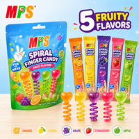 Bonbons en forme d'anneau MPS, bonbons en vrac pour Pâques, sucettes en gros, halal, jouet amusant, sucette tournante pour les doigts, sucette dure, saveur fruitée, bonbons