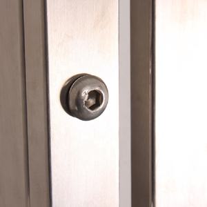 กรงสุนัขแบบเดินเข้าได้ ขนาดใหญ่ ทำจากโลหะสแตนเลส ป้องกันลม ผลิตตามสั่ง โรงงานผลิตกรงสัตว์เลี้ยงขายดี รุ่นสีเงิน - Product Image 5