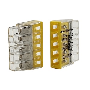 ตัวเชื่อมต่อสายไฟแบบกด WAGOS 2273 205 5 ขา รุ่น 2273-205 สีเหลืองใส ตัวเชื่อมต่อสายไฟแบบเร็ว WAGOS 2273-205 1 เข้า 4 ออก - Product Image 4