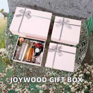 Caja de Regalo Rectangular con Logotipo Impreso a Color Personalizado, Tapa Gris, Base de Cartón Reciclable, Embalaje con Cinta, Impresión UV, Grosor de 2 mm - Product Image 2