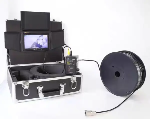 IP68 Deep Aerospace Sealing 360 Underwater Video Camera for Well and Borehole Inspection 100-2000m Operating Depth 220V