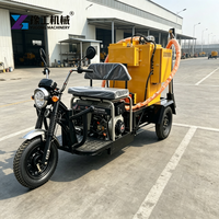 Machine de remplissage de fissures 200L portable avec roues en caoutchouc pour utilisation en structure de stationnement