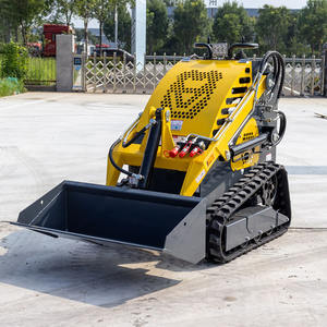 0-6km/H Mini kecepatan cepat pemuat depan Loader Ht360 multi-fungsional Crawler dilacak selip Steer Loader - Product Image 1