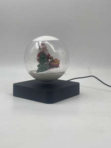 Nueva promoción suspensión magnética levitación flotante Navidad Santa Claus pantalla para decoración regalo promoción - Product Image 3