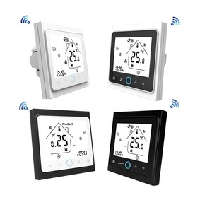 <span class=keywords><strong>Termostato</strong></span> Wi-Fi <span class=keywords><strong>MOES</strong></span> Tuya, Controlador de Aire de 4 Tubos con Control por Aplicación Smartlife, Sistema HVAC Programable IPS - Product Image 1