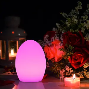 Colorful Smart Remote Control Waterproof and Anti-fall Egg Shaped LED Dining Bar Light