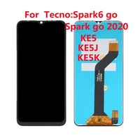 Pour Tecno Spark 6 Go Lcd Spark Go 2020 Écran avec écran tactile + cadre pour Tecno Ke5 Ke5 Ke5K Lcd Pantalla