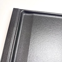 OEM ODM Barbecue rectangulaire mat en fonte Plaque de camping simple face