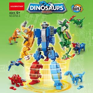 Blocs <span class=keywords><strong>de</strong></span> construction Lele Brother Color Bag Dino Mecha 6 en 1, briques robotiques, jouet <span class=keywords><strong>de</strong></span> construction, 669 pièces, cadeau éducatif pour les enfants <span class=keywords><strong>de</strong></span> 6 ans et plus - Product Image 2