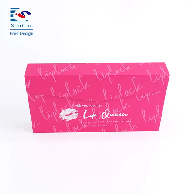 फैक्टरी प्रत्यक्ष उच्च गुणवत्ता कस्टम मुद्रित लक्जरी कॉस्मेटिक Lipgloss लिपस्टिक के लिए पैकेजिंग बॉक्स थोक