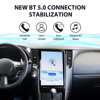 Autoradio Android ZWNAV 14,5 pouces avec écran partagé pour Infiniti FX35 2007-2013, navigation GPS, Carplay et radio de voiture RHD/LHD