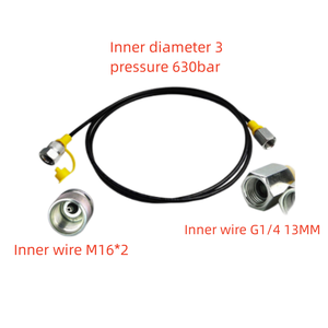Hızlı bağlantı basınç göstergesi basınç t boru bağlantıları  hidrolik pompa test konnektörü için Caterpillar ekskavatör - Product Image 4