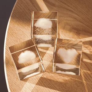Vente flash : cube en cristal laser 3D, affichage holographique, presse-papier, figurine, cadeau, blocs en cristal laser personnalisés avec <span class=keywords><strong>photo</strong></span> pour la vente en gros - Product Image 6
