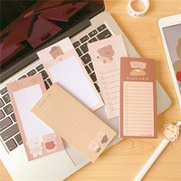 Proveedor escolar de alta calidad, creativo de lujo, Kawaii Anime, notas adhesivas reutilizables, Bloc de notas adhesivas, fabricante de notas