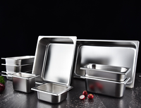 2/3*20 Usine Direct Personnalisation Gastronorm Alimentaire Récipient Pan Commercial Réfrigérateur Plateau Chauffe-Plat Gn Pan