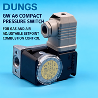 Pressostat réglable DUNGS GW150A6, protection IP54, 24-250V AC/DC, pour brûleurs industriels, équipements de ventilation de trains à gaz