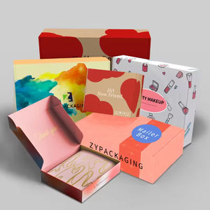 Caja de Envío Plegable Reutilizable Personalizada, Ecológica y Duradera, con Purpurina, Corte Láser de Cuatro Colores, Cartón de Papel Reciclado <span class=keywords><strong>para</strong></span> Alimentos <span class=keywords><strong>para</strong></span> Bebés - Product Image 3