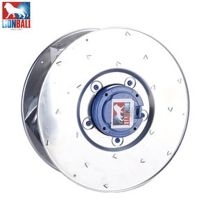 מאוורר צנטריפוגלי פלדה איכותי 355 מ\"מ עם להבים מעוקלים לאחור מתוצרת מפעל מקצועי בסין - Product Image 3