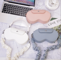 Sac de protection de rangement pour écouteurs de style Ins, housse pour écouteurs adaptée aux Airpods Max, simili cuir PU anti-rayures, étui pour écouteurs