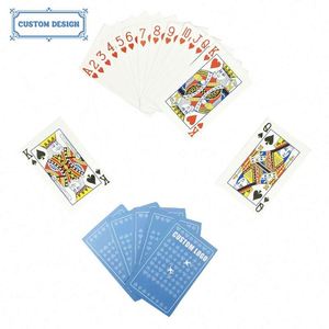 Cartes de jeu personnalisées avec impression recto-verso, cartes de poker, cartes de jeu en PVC personnalisées - Product Image 1