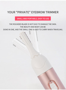 เครื่องโกนขนสำหรับผู้หญิงแบบ4 in 1เครื่องโกนขนสำหรับผู้หญิงเครื่องโกนขนแบบไม่เจ็บบริเวณใบหน้าที่โกนขนขอบปากขาหนีบจมูกคิ้ว - Product Image 6