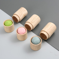 7 couleurs coussins à épingles en bois coussin bricolage aiguilles accessoires outil de couture broche support de stockage coussins à épingles