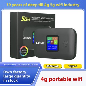 Bộ định tuyến WiFi di động 4GLTE MIFI tùy chỉnh OEM, tần số 2.<span class=keywords><strong>4G</strong></span>, có tường lửa, tình trạng mới, dùng ngoài trời, cắm Type-C, hỗ trợ thẻ SIM - Product Image 6