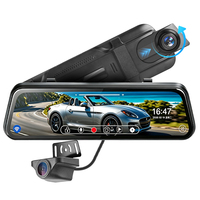 Kamera Dasbor IPS Kontrol Sentuh dengan Perekam Video, Operasi Tanpa Tombol, Mode Parkir Time-lapse, Crossover Zona Panas Otomatis EU