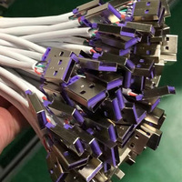Câble de charge rapide universel 5A USB C 0,3m 1m 1,5m 2m avec blindage tressé pour ordinateur, imprimante, appareil photo, câble USB mâle type C