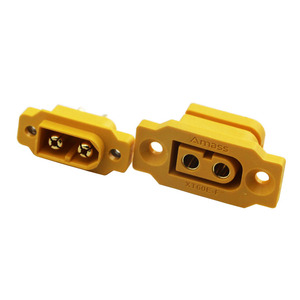 Connecteur XT60 Amass XT60E-F XT60E-M avec boîtier de protection, fixation sur panneau XT60 avec vis pour batterie RC, drone Lipo - Product Image 6