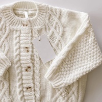 Conceptions personnalisées bébé filles qualité grosse tricot infantile logo personnalisé décontracté coton couleurs décorations