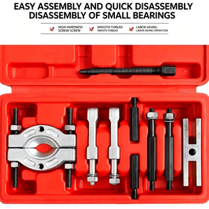 Small Bearing Puller 9-Piece Set 45 Steel <b>Quick</b> Release Industrial Gearbox Bearing Extractor <b>Clamping</b> Tool - Product Image 5