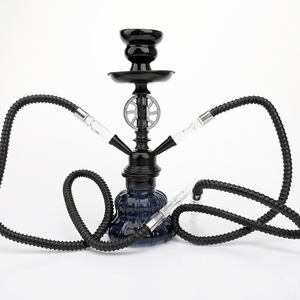 Mini Chicha Arabe Double Tuyau en Verre Acrylique – Kit <span class=keywords><strong>de</strong></span> Fumée Portable pour Bar et Fêtes - Product Image 3