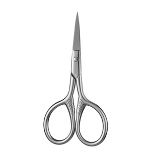 Stainless Steel Hair <b>Scissors</b> Short Handle <b>Beard</b> Cutting Makeup Beauty Trimming Tools - Product Image 5