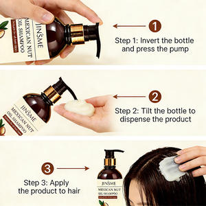 Champú de Aceite de Argán Personalizado OEM ODM 500ml, Aceite de Coco, Aceite de Romero, Reparador, Suavizante, Cuidado del Cabello - Product Image 5