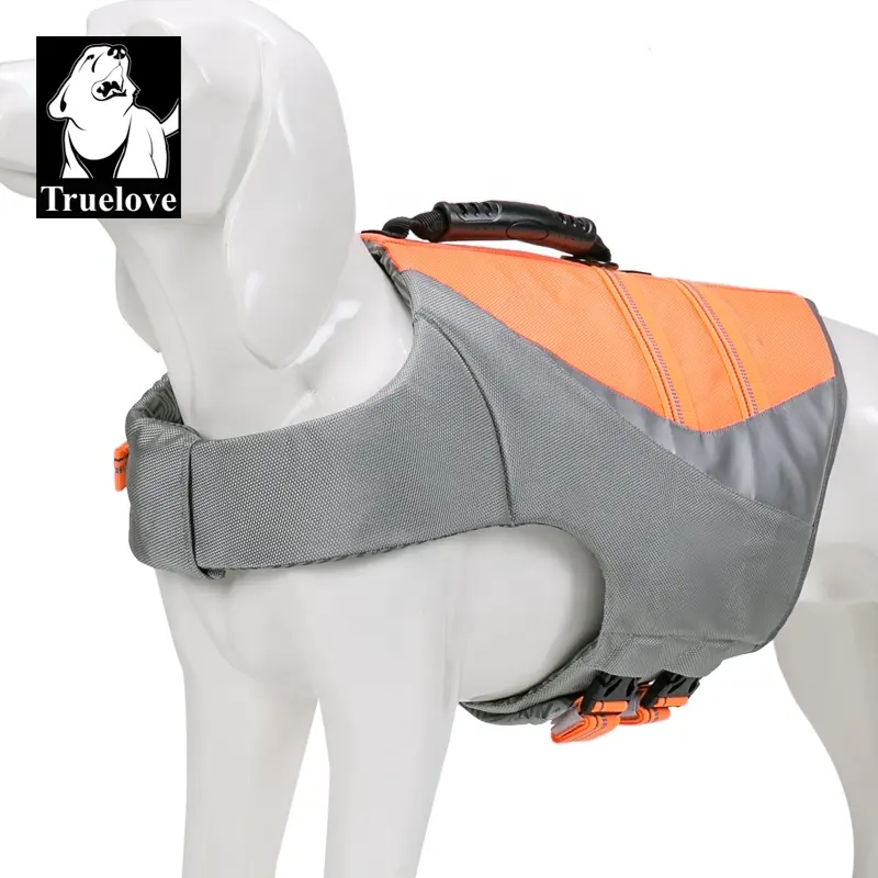 Truelove Adjustable Reflective Swimming Pet Dog Coat Wholesale Hot Sale Pet Safety Floatation Vest
