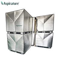 Couverture de plateau en aluminium et coton perlé personnalisée pour le transport de marchandises, matériau isolant réutilisable