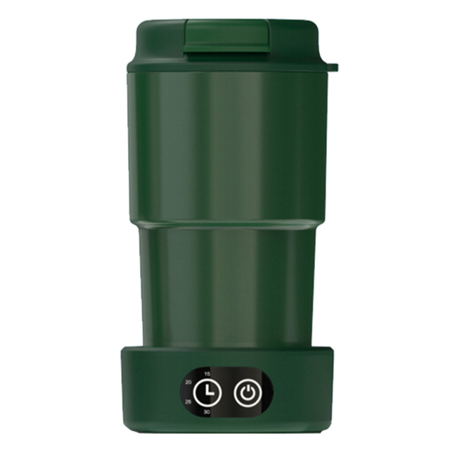 Portable Ultrasonic Cold Brew Coffee Maker Food-Grade 304 Stainless Steel Vacuum PP Folding Design Ceramic Plastic Components