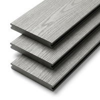 Plancher composite co-extrudé WPC couleur teck, extérieur, imperméable, ignifuge, écologique, antidérapant, à emboîtement, pour jardin et terrasse