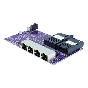 2 Công Tắc POE Ngược 2 Sợi PoE 4 Cổng 100M 2 SC 1310 1550 3KM 20KM Bảng Mạch PCBA Đa Quang - Product Image 1