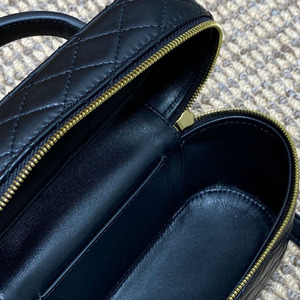 Nuove Borse Firmate in Pelle <span class=keywords><strong>di</strong></span> Vacchetta <span class=keywords><strong>Nera</strong></span> 2025, Marche Famose, <span class=keywords><strong>Borsa</strong></span> per il Trucco <span class=keywords><strong>di</strong></span> Alta Qualità, Borse in Pelle per Donne - Product Image 3