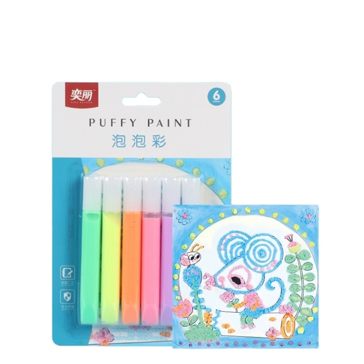 3D DIY Magic Puffy акриловая Перманентная ткань Краска Ручка 10 мл