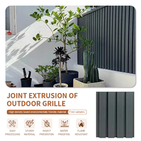 Vente en gros Prévention des insectes Support étanche Feu Composite Bois Plastique Wpc Clôture Wpc Panneau mural décoratif Panneau extérieur extérieur