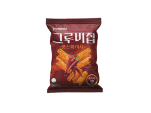กรูวี่ชิป ธัญพืชเต็มเมล็ด รสเผ็ดร้อน กรอบอร่อย รสชาติแบบอูมามิ ไขมันต่ำ ปราศจากกลูเตน ทำจากข้าวโพด ขนมเพื่อสุขภาพ เหมาะสำหรับปาร์ตี้และฟิตเนส - Product Image 5