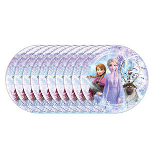 Suministros de fiesta de cumpleaños de princesa Frozen, decoraciones para fiestas temáticas para niñas, vajilla desechable para fiestas, sirve para 10 invitados K2046 - Product Image 5