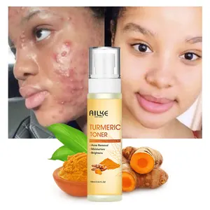 Ailke 100% Organische Vitamine C Nicotinamide Anti-Acne Hydraterende Kurkuma Facial Toner Voor Zwarte Huid